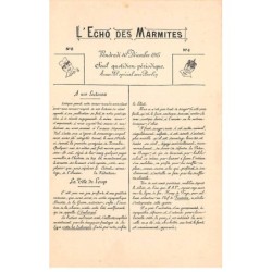 Illustrateurs - n°82497 - L'Echo des Marmites