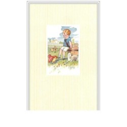 ILLUSTRATEUR.EDODY.ENFANT , MOUTON ET POUSSIN