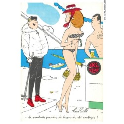 CAR-ABSP2-0116-ILLUSTRATEUR - RENE CAILLE - Je voudrais prendre des leçons de ski nautique