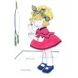 Illustrateurs - n°71491 - Vanasek - Coquetterie - Grands Magasins du Printemps, format 9 x 13 cm