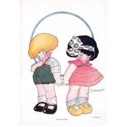 Illustrateurs - n°71480 - Vanasek - Bouderie - Grands Magasins du Printemps, format 9 x 13 cm