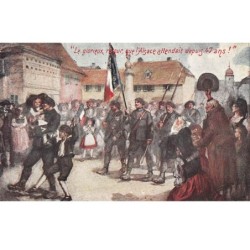 Illustrateurs - n°69242 - Le glorieux retour, que l'Alsace attendait depuis 47 ans