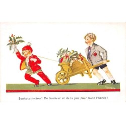 Illustrateurs - n°70600 - Souhaits sincères ! Du bonheur et de la joie pour toute l'année - n°140