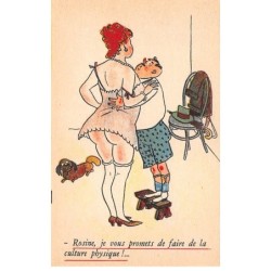 Illustrateurs - n°70793 - Collection Humoristique 63 - Rosine, je vous promets de faire de la culture physique