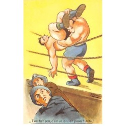 Illustrateurs - n°70789 - A. Balanche - T'en fais pas, c'est un ancien parachutiste