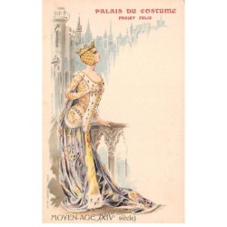 Illustrateur - n°85103 - Palais du Costume - Projet Félix - Moyen-Age (XIVè siècle) - Genre Mucha