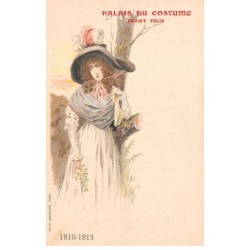 Illustrateur - n°85096 - Palais du Costume - Projet Félix - 1810-1815 - Jeune femme près d'un arbre - Genre Mucha
