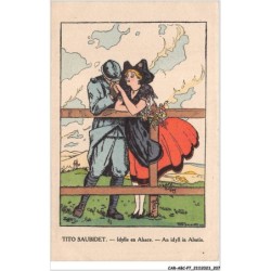 CAR-ABCP7-0677 - ILLUSTRATEUR - TITO SAUBIDET - IDYLE EN ALSACE
