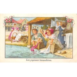 Illustrateur - n°81072 - Les joyeuses Lavandières