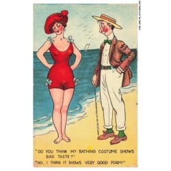 CAR-ADRP9-0445-ILLUSTRATEUR - Do you think my bathing costume shows bad taste