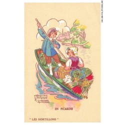 CAR-ADRP10-0492-ILLUSTRATEUR - MEIGE - En picardie - Les hortillons