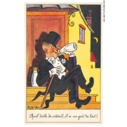 CAR-ADRP7-0341-ILLUSTRATEUR - ROB-VEL - Que drole de coktail - il y'a un gout de lait