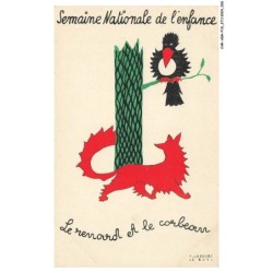 CAR-ADRP10-0483-ILLUSTRATEUR - LESOURT - Le rennard et le corbeau