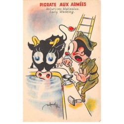 Illustrateurs - n°83793 - Delanchy - Pirate aux Armées - Ablutions Matinales