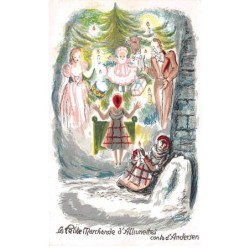 Illustrateurs - n°83805 - Lithographie ... par Jacques Lechantre - La Petite Marchande d'Allumettes contes d'Andersen