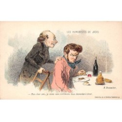 Illustrateur - n°89866 - H. Daumier - Les Humoristes de Jadis - Mon cher ami, je viens sans cérémonie vous demander ..