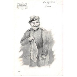 Illustrateur - n°89845 - A. Bertin - Nos Artistes Polin - Chicorée a la Ménagère Duroyon & Ramette - Carte publicitaire