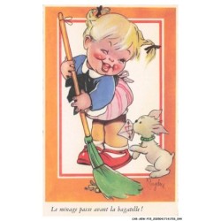 CAR-AEWP15-0819-ILLUSTRATEUR - Enfant - Le menage passe avant la bagatelle