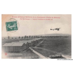 CAR-AFAP4-0198-AVIATION - Grande Semaine d'Aviation de la Champagne - Vue des Hangars