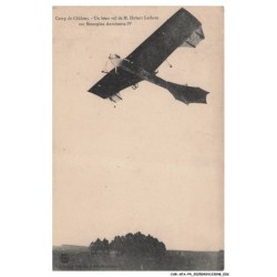 CAR-AFAP4-0207-AVIATION - Camp de Chalons - Un beau vol de M-Hubert Latham sur Monoplan Antoinette IV