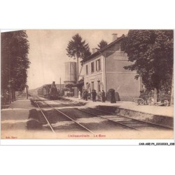 CAR-ABEP4-0389-52 - CHATEAUVILLAIN - La gare - train