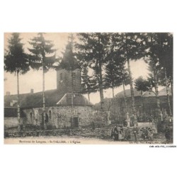 CAR-ACSP10-0620-52 - Environs de LANGRES - SAINT-VALLIER - L'église