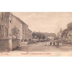 52.n°57144.villegusien.le bureau de poste et les écoles