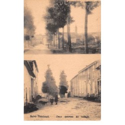 52 .n° 108557 . saint thiebault . deux entrees au village .
