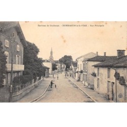 52 .n° 107345 . dommartin le st pere .rue principale .l eglise .