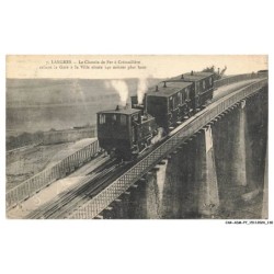 CAR-ADMP7-0536-52 - LANGRES - Le chemin de fer a crémaillère reliant la gare a la ville située 140 mètres plus haut