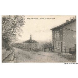 CAR-ADPP10-0622-52 - MONTIGNY-LE-ROI - La poste et l'hotel de ville