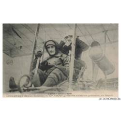 CAR-ACMP15-1109-AVIATION - LYON-AVIATION - LEGAGNEUX et Mme HERRIOT - PREMIERE AVIATRICE LYONNAISE