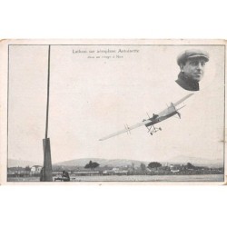 Aviation - n°79751 - Aviateur - Latham sur aéroplane Antoinette dans un virage à Nice