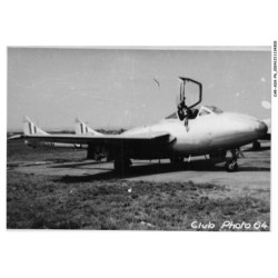 CAR-ADXP6-0254-AVIATION - CARTE PHOTO SOUPLE - DE HAVILLAND VAMPIRE