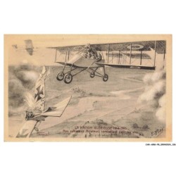 CAR-ABWP8-0758-AVIATION - la nation glorieuse 1914-1915 - nos valeureux aviateurs combattant dans les airs