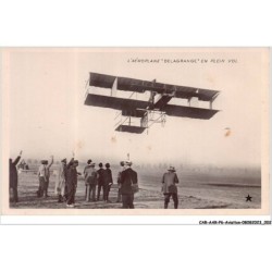 CAR-AARP6-0429 - AVIATION - L'aéroplane DELAGRANGE en plein vol