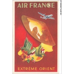 CAR-ABPP6-0537-AVIATION - AIR FRANCE - Extreme orient