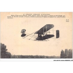 CAR-AARP6-0493 - AVIATION - GRANDE SEMAINE D'AVIATION - Biplan Wright Ariel piloté par Rolls