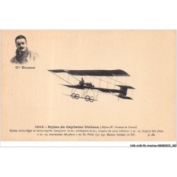 CAR-AARP6-0519 - AVIATION - Biplan du Capitaine Dickson