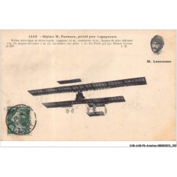 CAR-AARP6-0524 - AVIATION - Biplan H Farman piloté par Legagneux