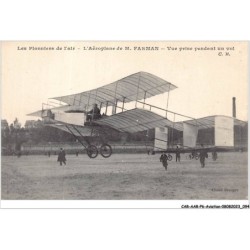 CAR-AARP6-0475 - AVIATION - Les pionniers de l'air - l'aéroplane de M FARMAN - Vue prise pendant un vol