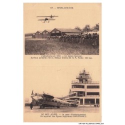 CAR-ADXP6-0344-AVIATION - BRON-AVIATION - L'AERODROME EN 1912 - UN BIPLAN SOMMER