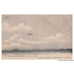 CAR-ADXP6-0331-AVIATION - SEMAINE LYONNAISE D'AVIATION - UN VOL DE LEGAGNEUX SUR BIPLAN SOMMER
