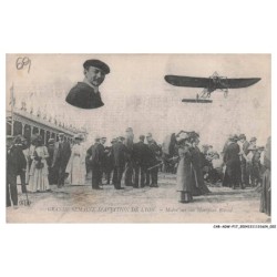 CAR-ADWP17-0934-AVIATION - Grande semaine d'aviation de lyon - Molon sur son monoplace blériot
