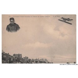 CAR-ADWP17-0956-AVIATION - L'aviateur poulet bouclant la boucle sur biplan caudron