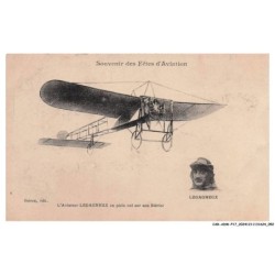CAR-ADWP17-0949-AVIATION - L'aviateur legagneux en plein vol sur son blériot