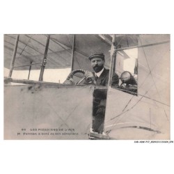 CAR-ADWP17-0962-AVIATION - Les pionniers de l'air - M-farman a bord de son aéroplane