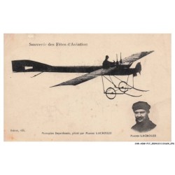 CAR-ADWP17-0961-AVIATION - Souvenir des fetes d'aviation - Monoplan deperdussin piloté par marius lacrouze
