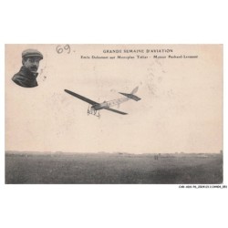 CAR-ADXP6-0286-AVIATION - GRANDE SEMAINE D'AVIATION - EMILE DUBONNET SUR MONOPLAN TELLIER