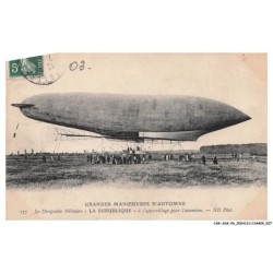 CAR-ADXP6-0274-AVIATION - GRANDES MANOEUVRES D'AUTOMNE - LE DIRIGEABLE MILITAIRE LA REPUBLIQUE